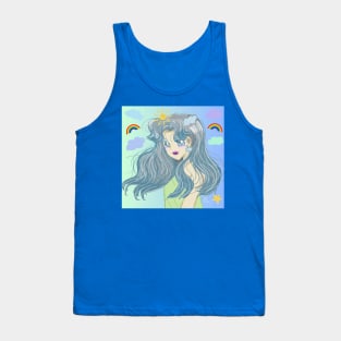 Anime Japanese cartoon style Tank Top